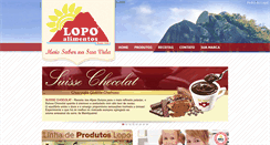 Desktop Screenshot of lopoalimentos.com.br